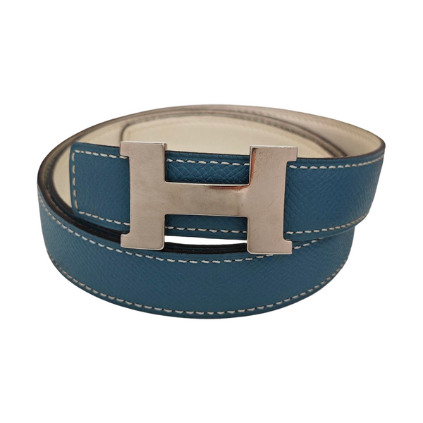 Leather Belt Blue