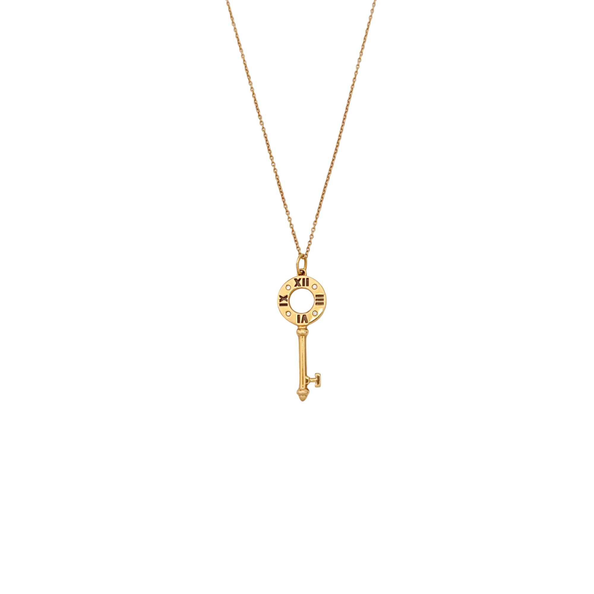 Tiffany Keys 18k Rose Gold Necklace