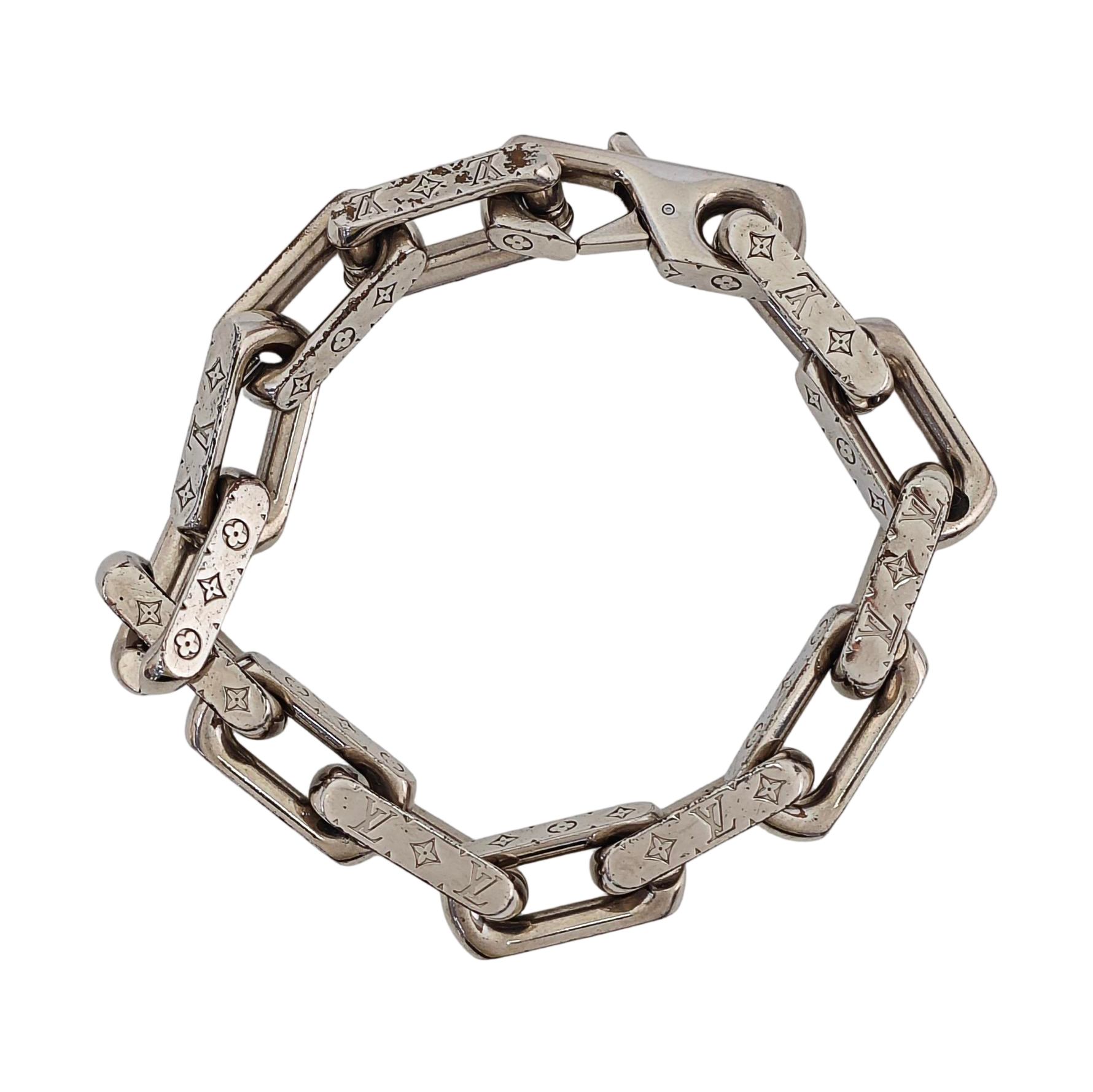 MONOGRAM Metal Silver Bracelet