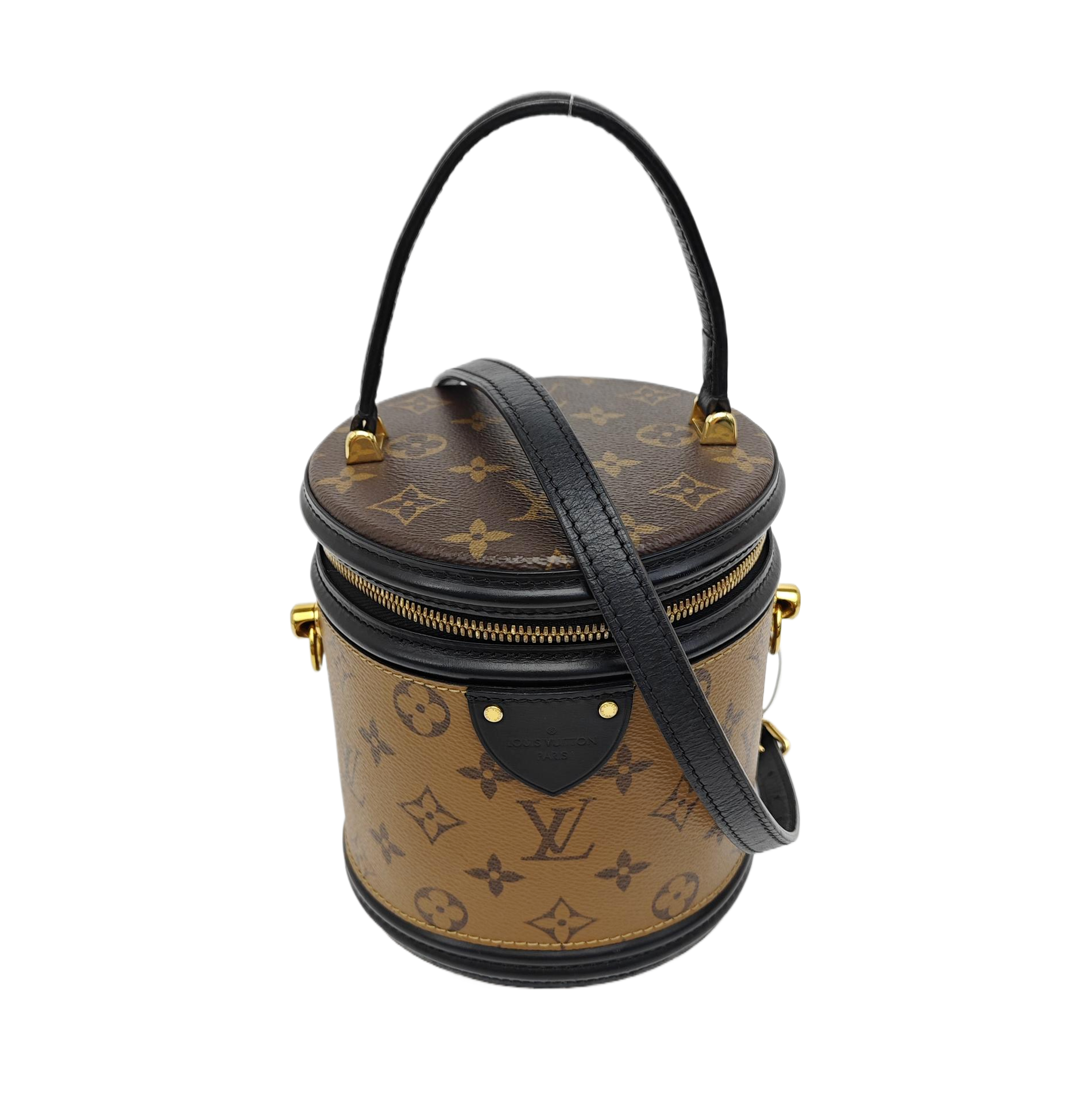 CANNES PM Monogram Coated Canvas Brown