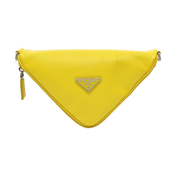 Calfskin Shoulder Bag Yellow