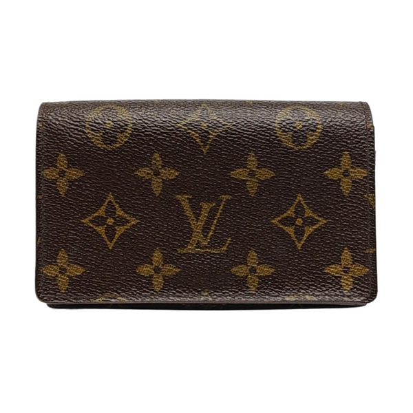 TRESOR Monogram Coated Canvas Brown Wallet