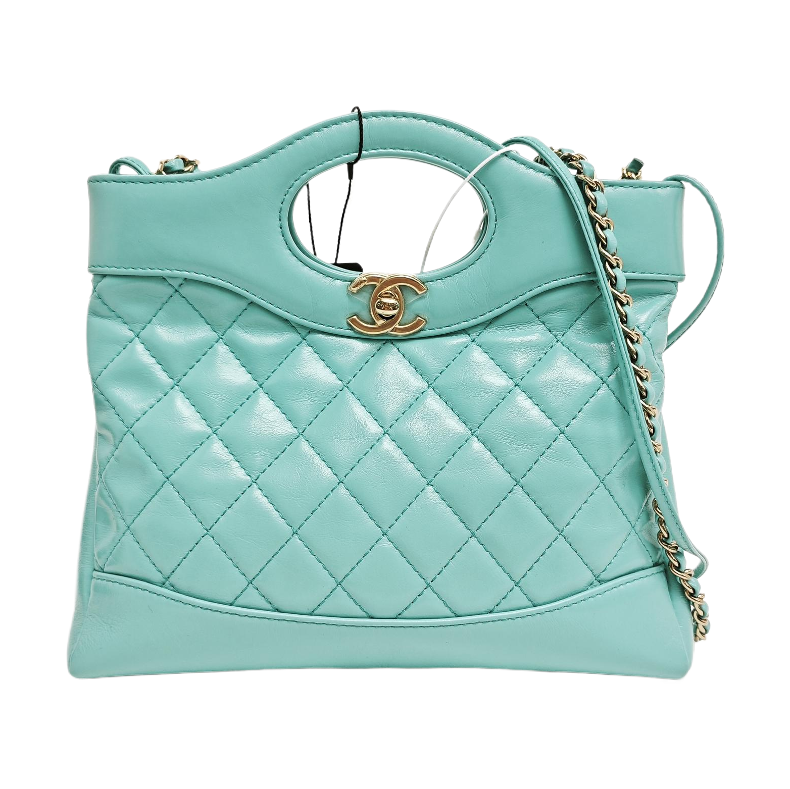 CHANEL 31 Quilted Lambskin Green
