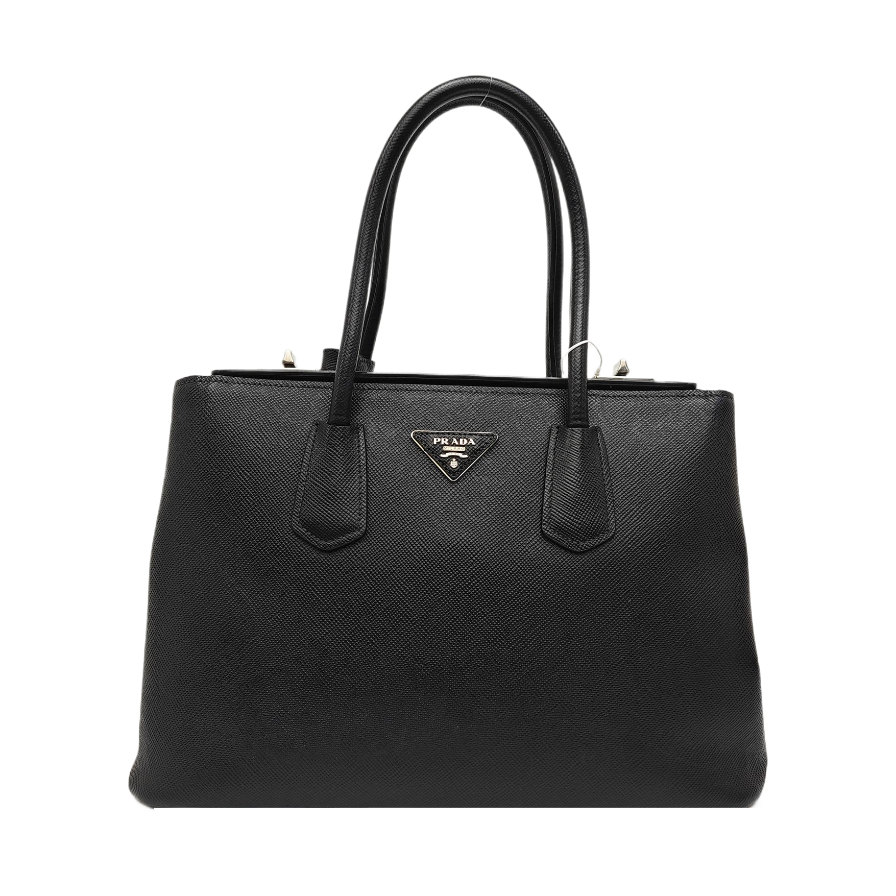 Twin Saffiano Calfskin Black