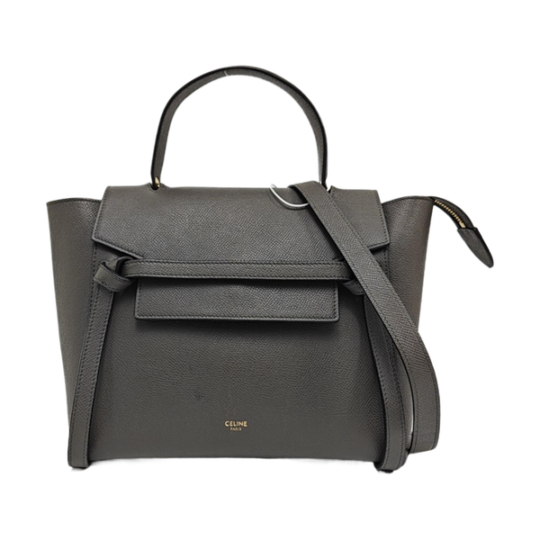 BELT Micro Calfskin Gray