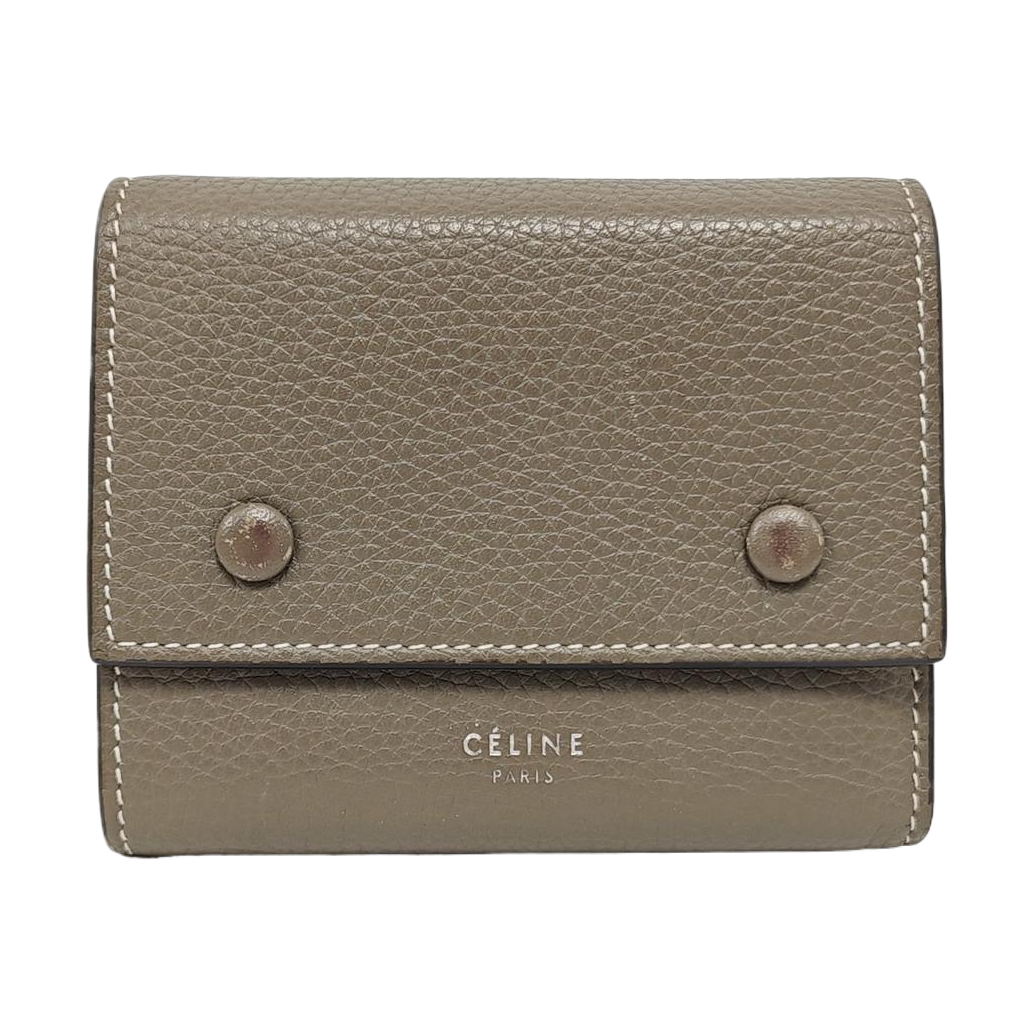 Calfskin Wallet Gray