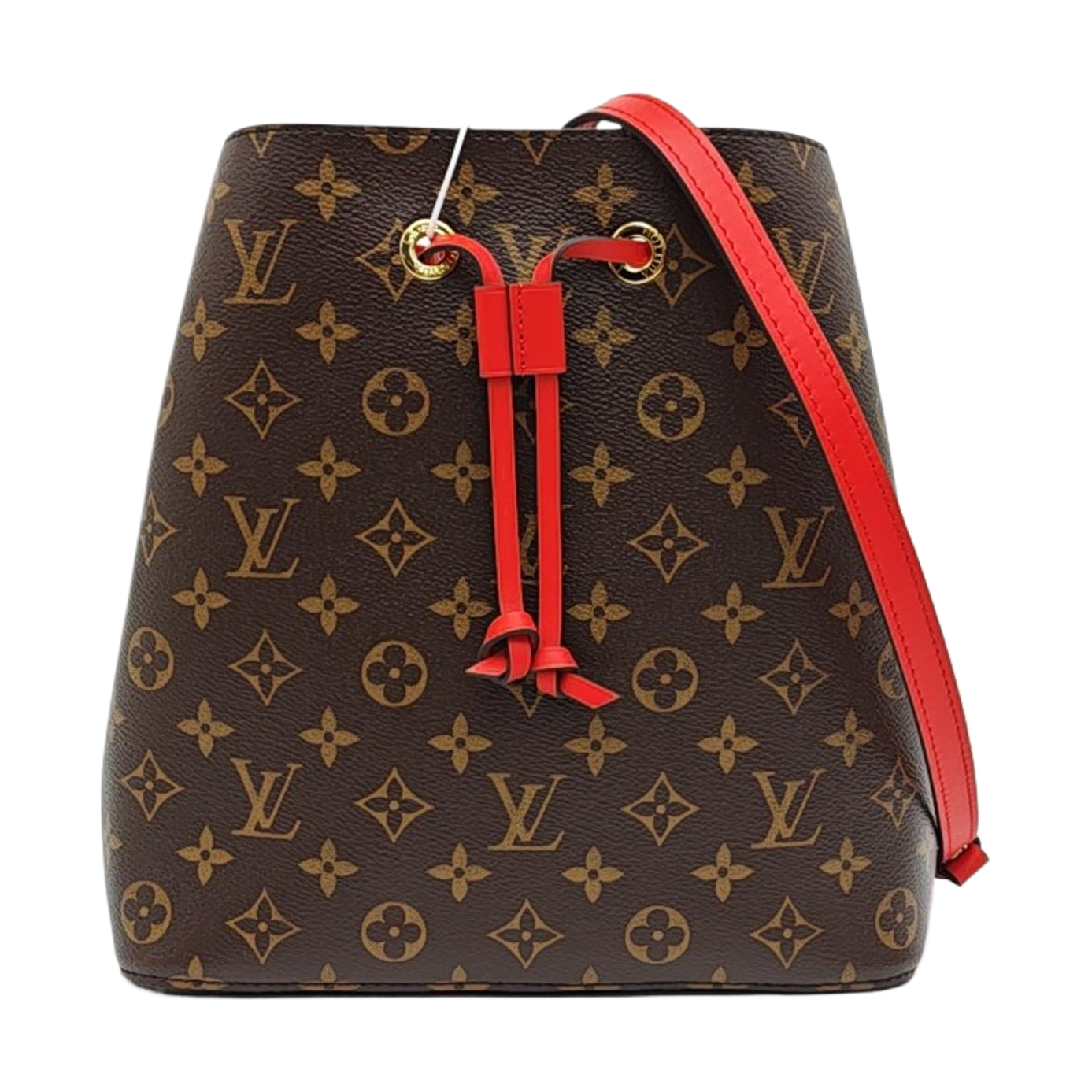 NÉONOÉ MM Monogram Coated Canvas Brown