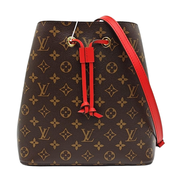 NÉONOÉ MM Monogram Coated Canvas Brown