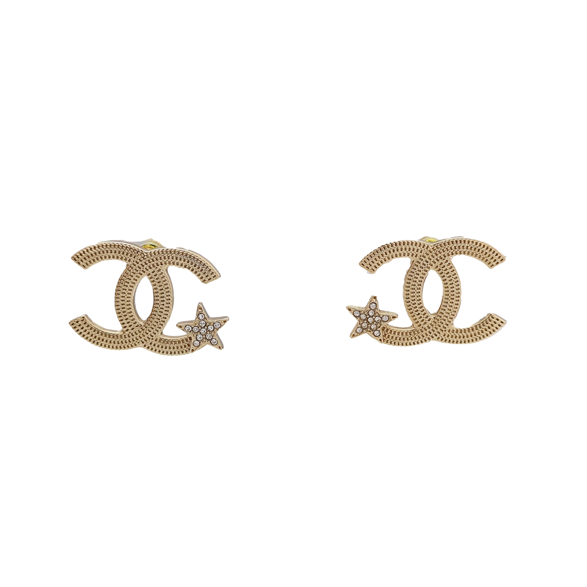 Metal Gold Stud Earrings
