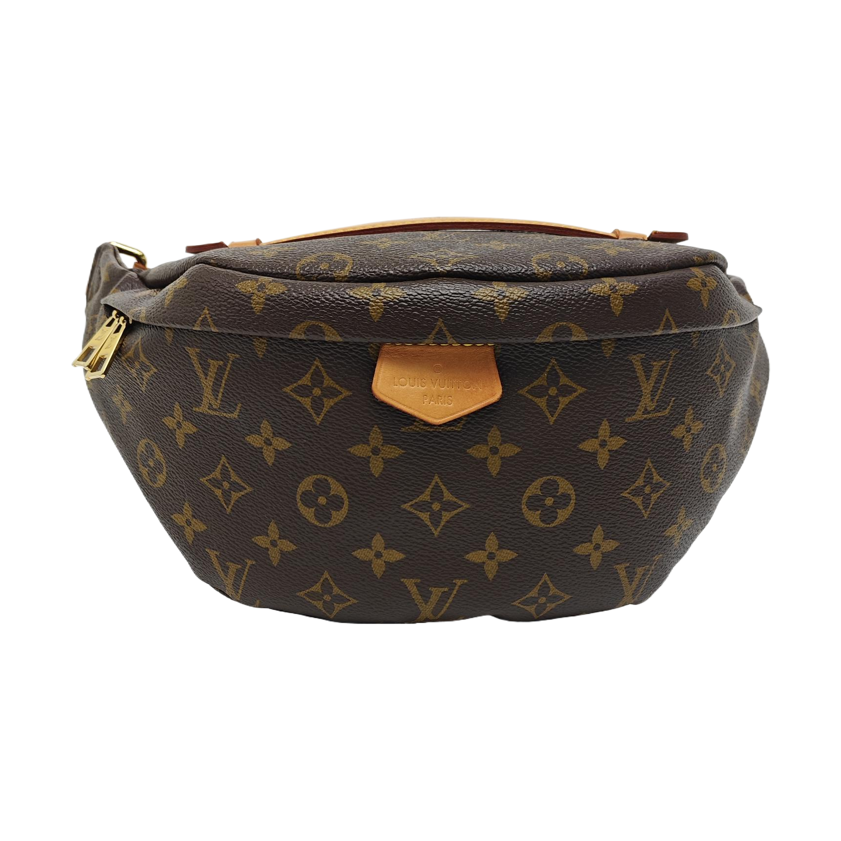 BUMBAG Monogram Coated Canvas Brown