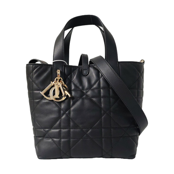 Toujours Small Cannage Lambskin Black