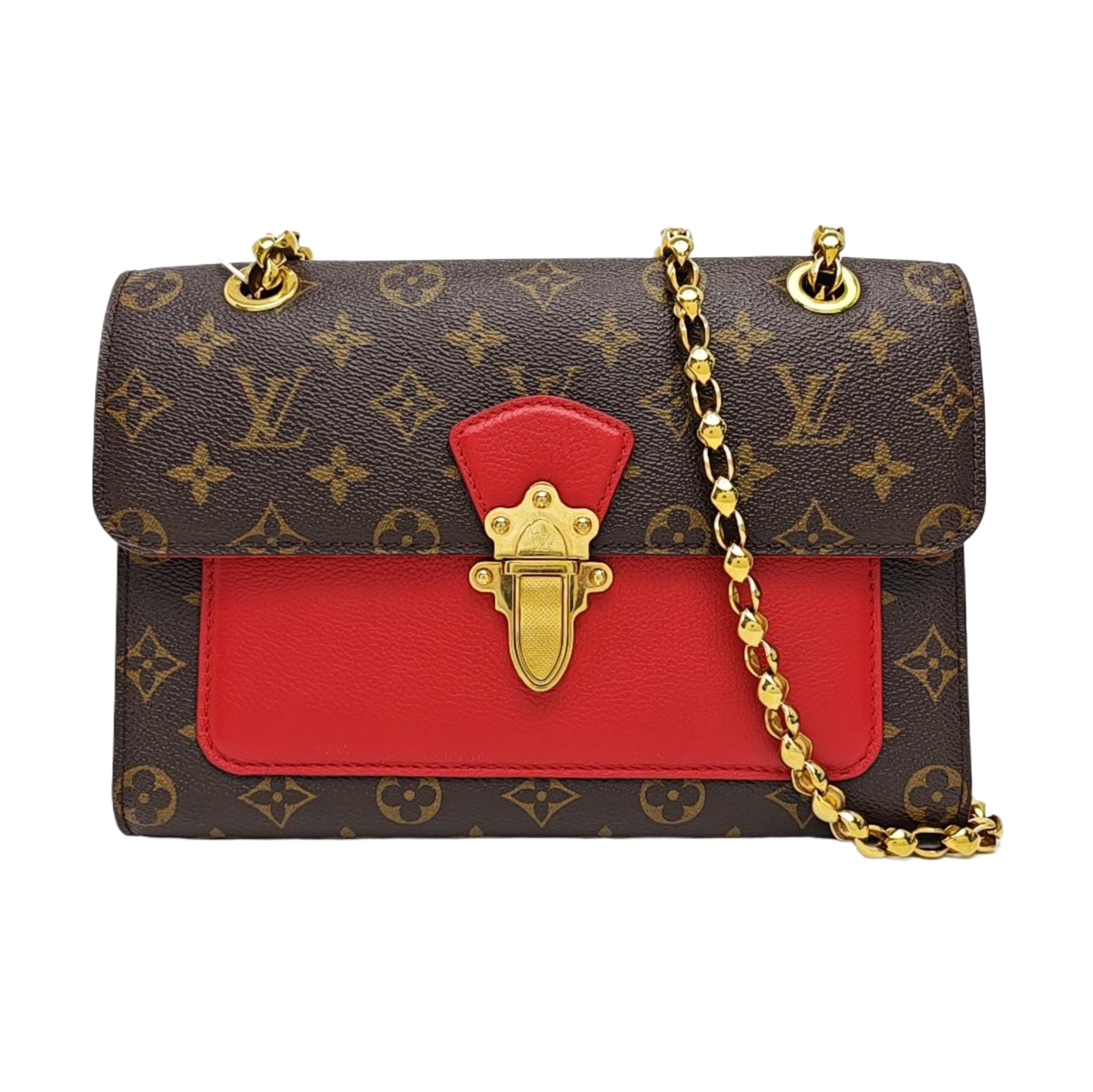 VICTOIRE Monogram Coated Canvas Brown