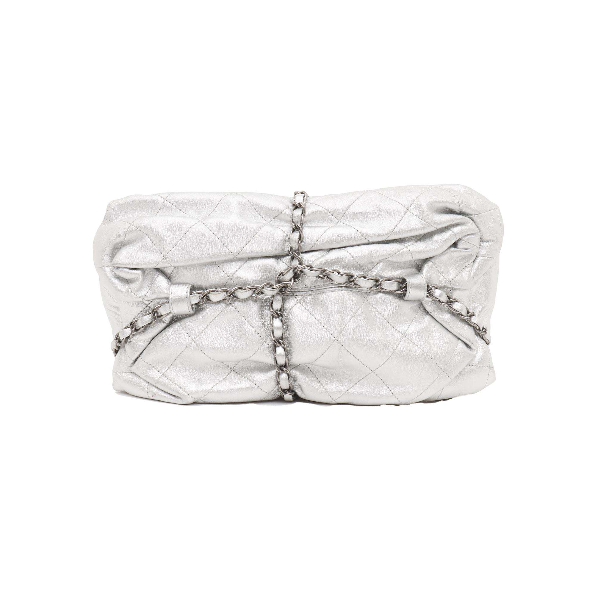 Quilted Calfskin Silver