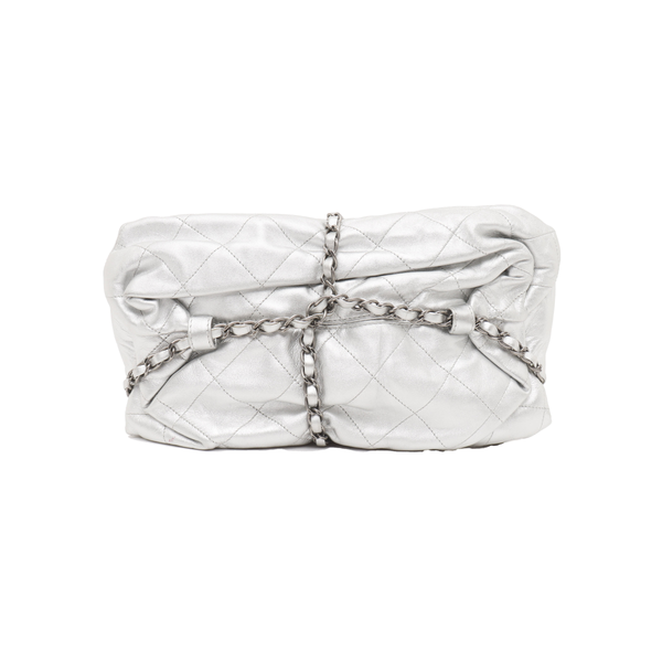 Quilted Calfskin Silver