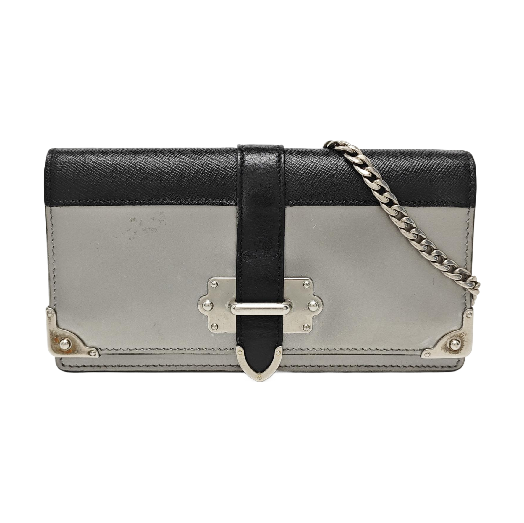 Cahier Saffiano Calfskin Silver