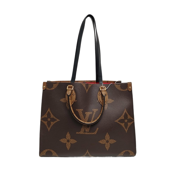 ONTHEGO MM Monogram Coated Canvas Brown