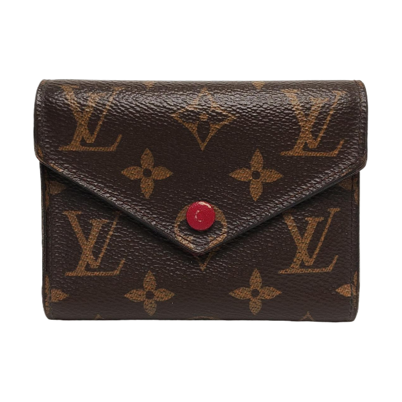 VICTORINE Monogram Coated Canvas Brown Wallet