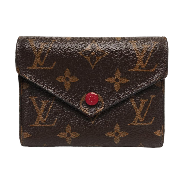 VICTORINE Monogram Coated Canvas Brown Wallet