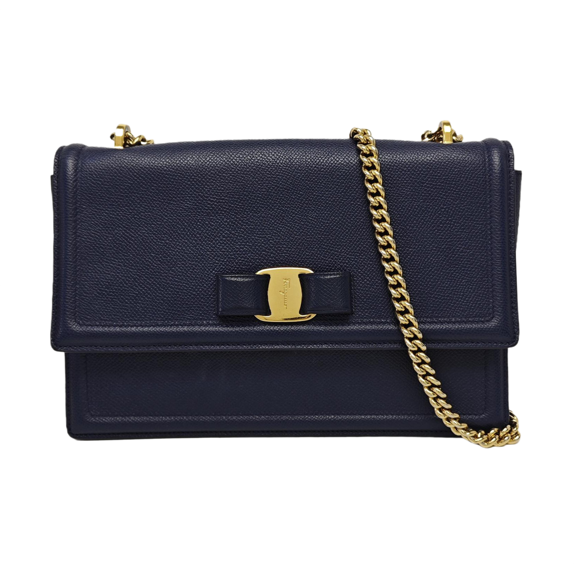 Ginny Medium Calfskin Blue