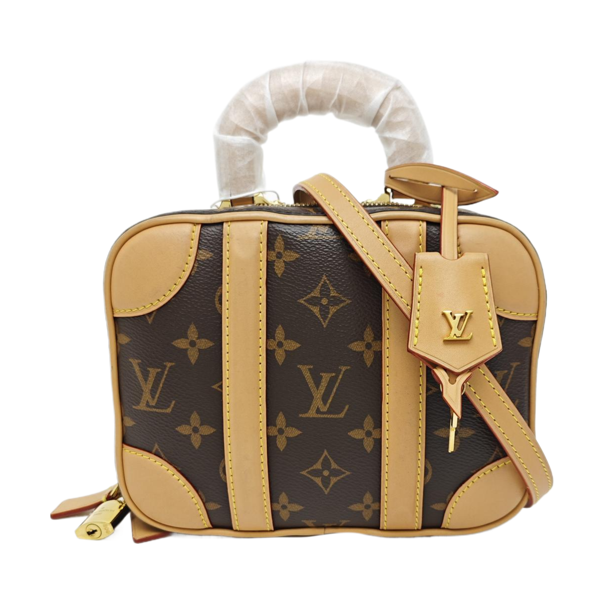 LUGGAGE Monogram Coated Canvas Brown