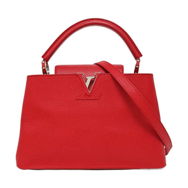 CAPUCINES MM Calfskin Red