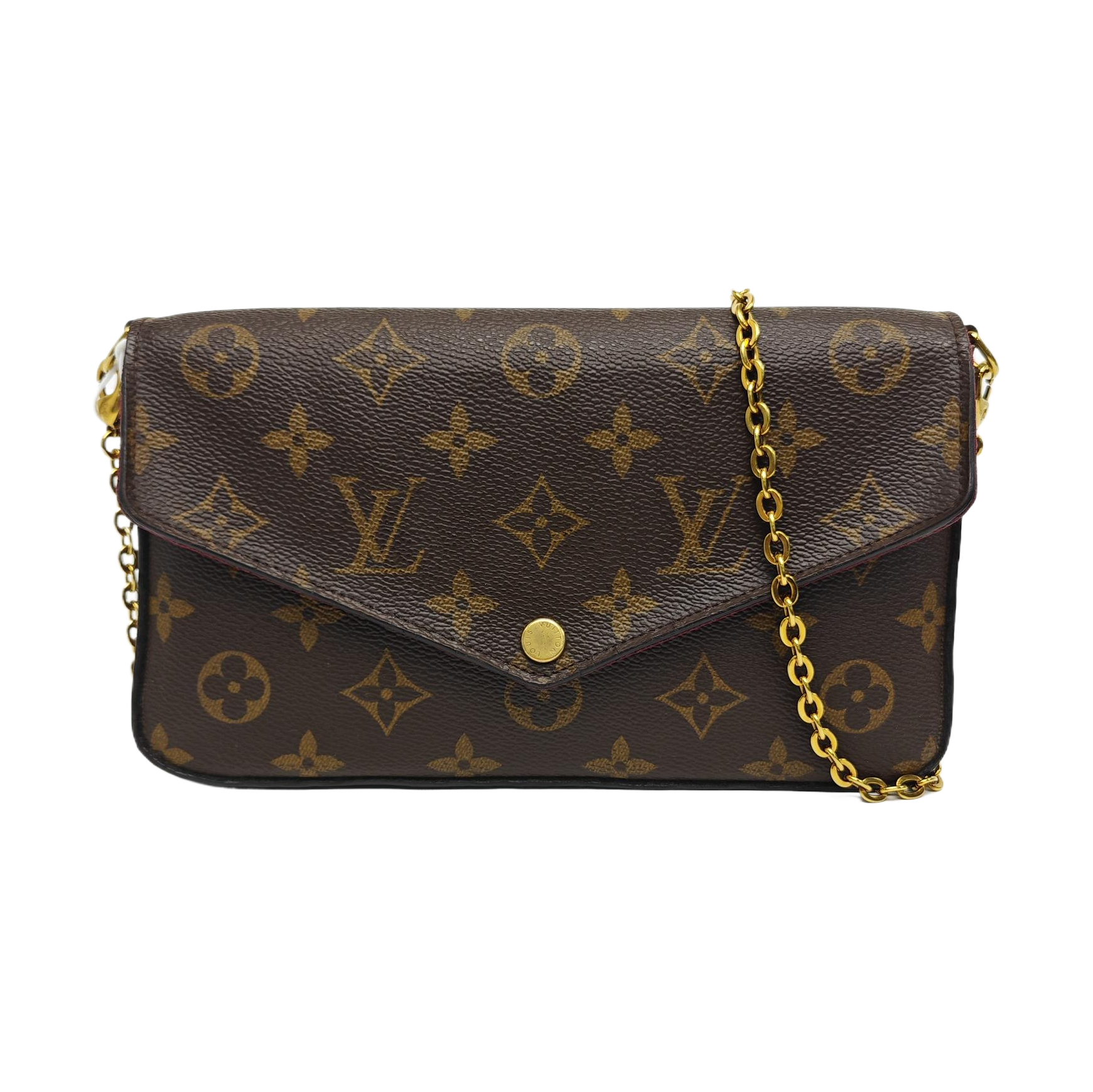 FÉLICIE Monogram Coated Canvas Brown