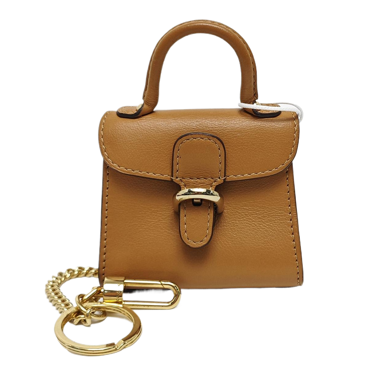 Brillant Leather Brown Key Pouch