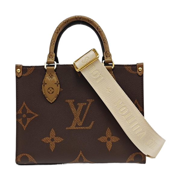 ONTHEGO PM Monogram Coated Canvas Brown