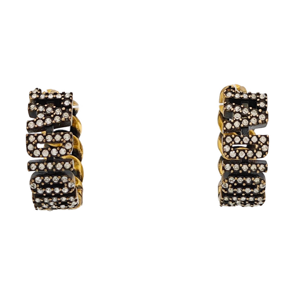J'adior Metal Gold Earrings