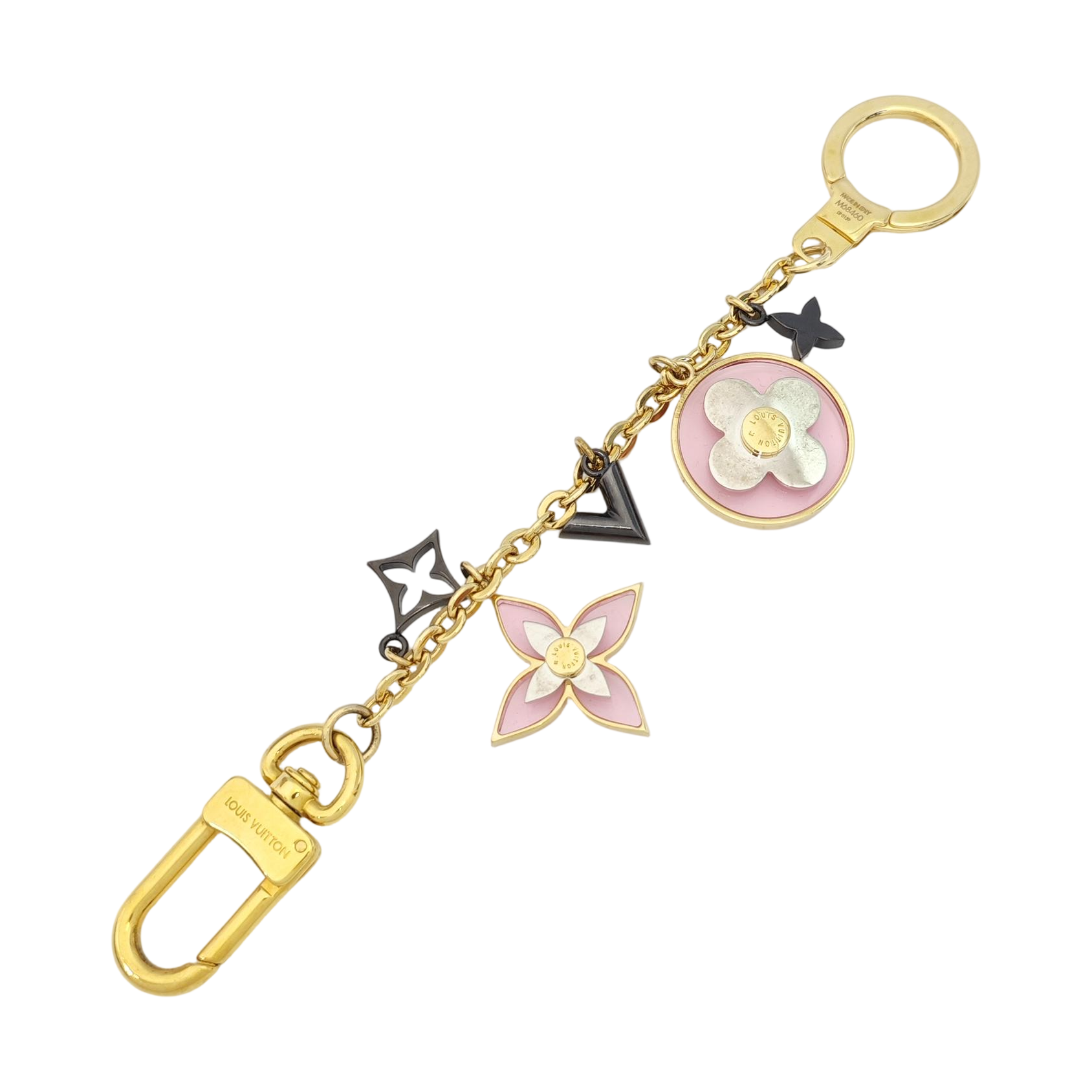 Metal Bag Charm Gold