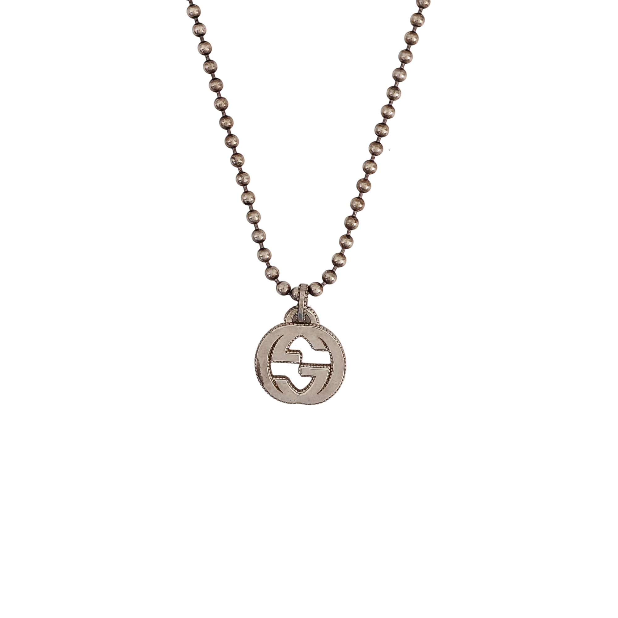 Interlocking G 925 Sterling Silver Necklace