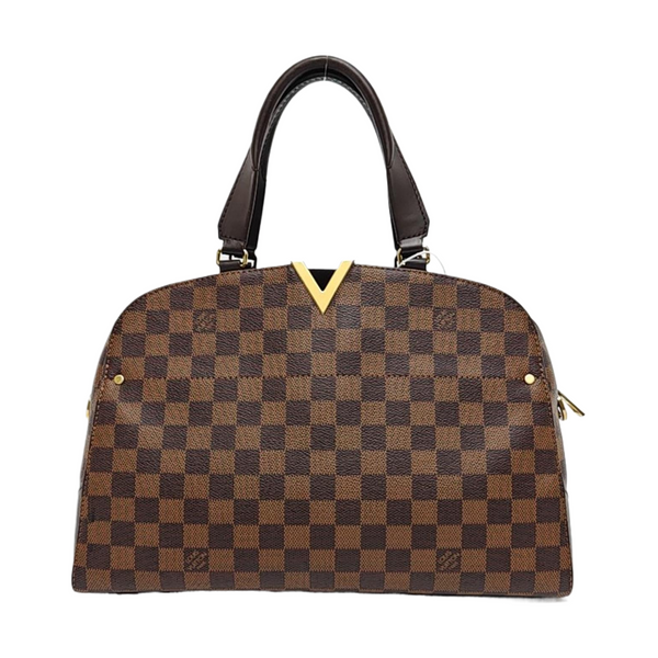 KENSINGTON BOWLING Damier Ebene Coated Canvas Brown