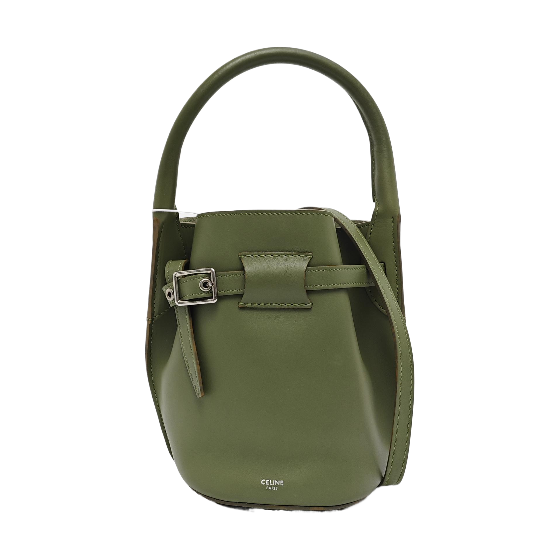 Authenticated pre-owned  BIG BAG Nano Calfskin Green - Shoulder Bag at Looply