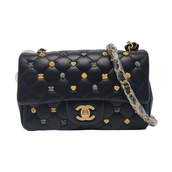 CLASSIC FLAP Mini Quilted Lambskin Black