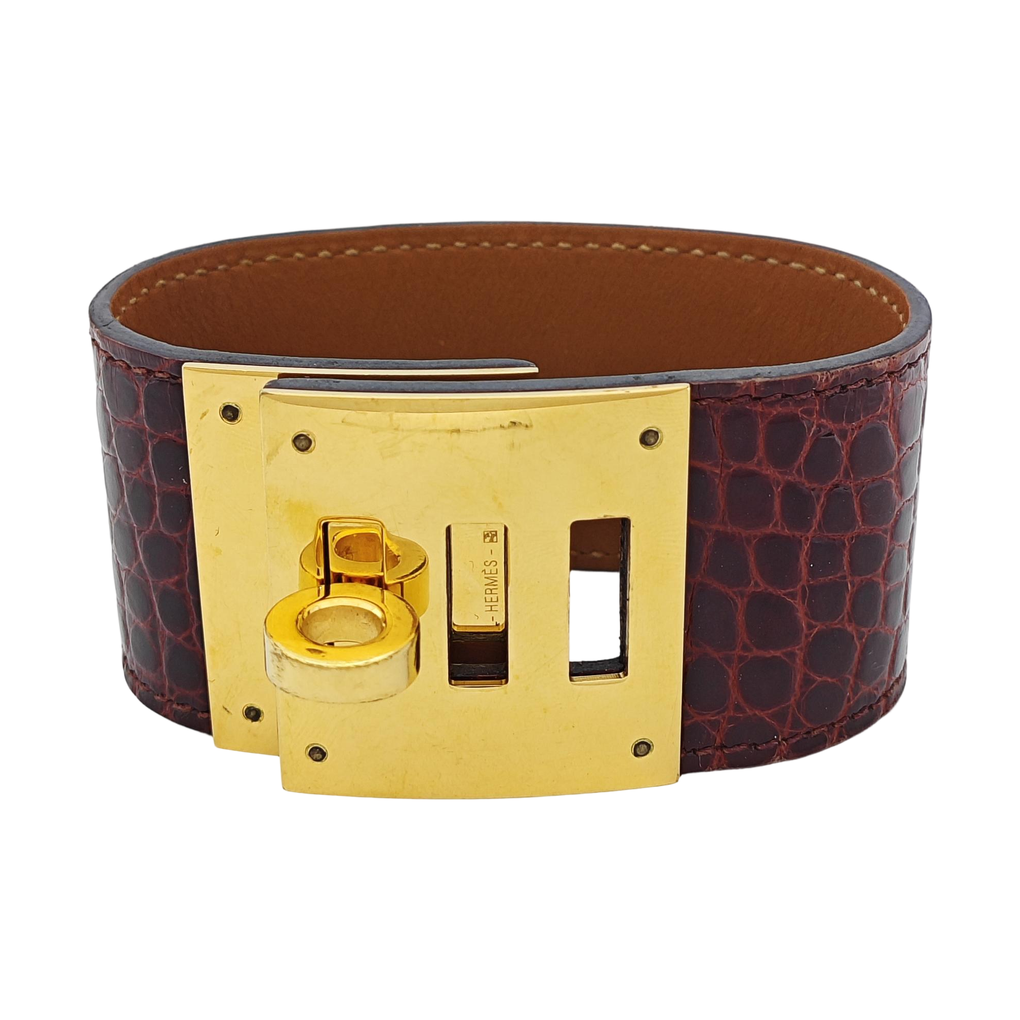 Kelly Dog Leather Red Bracelet