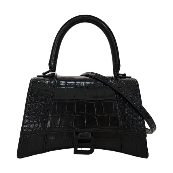 Hourglass S Calfskin Black