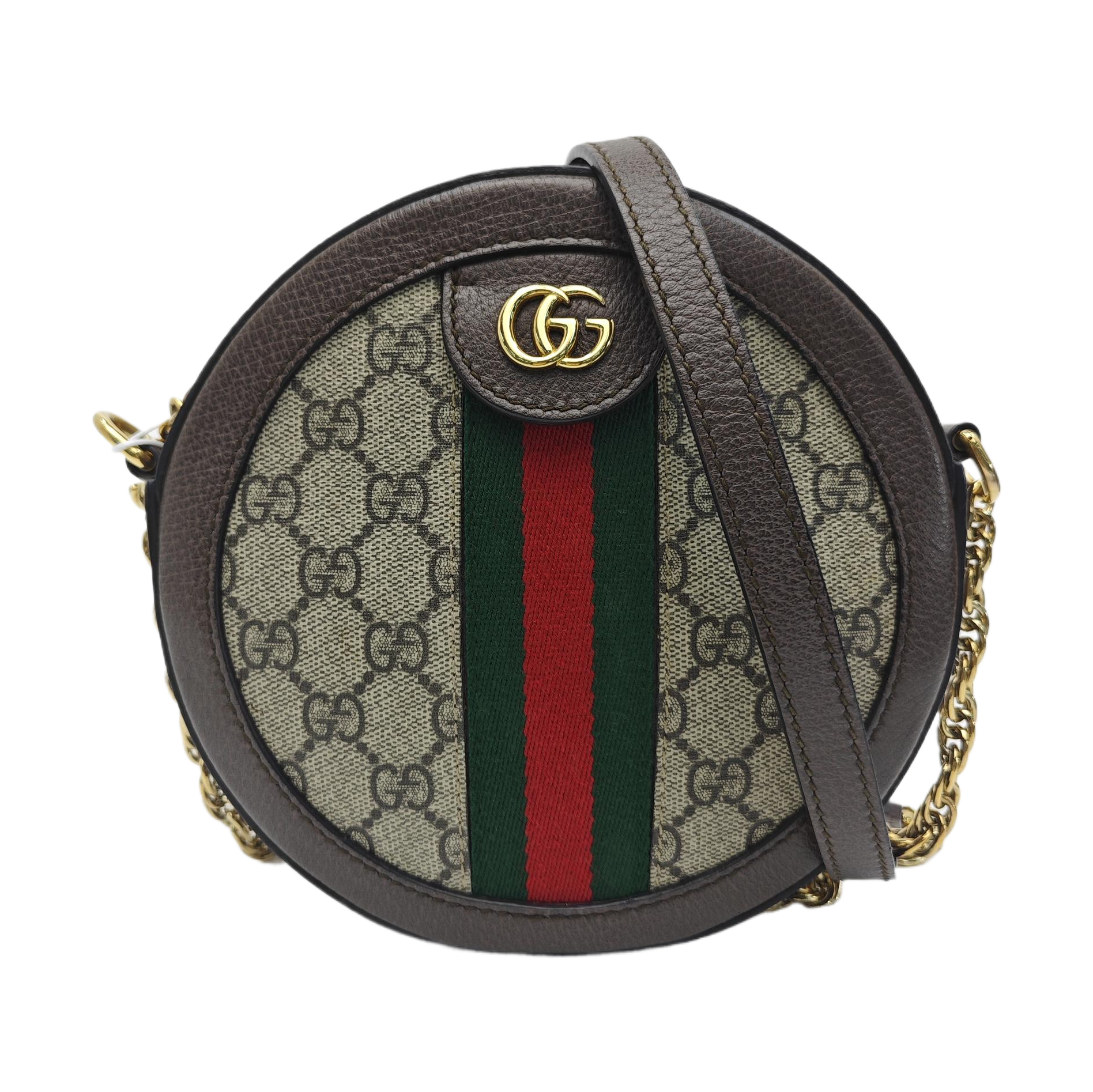 Ophidia Mini Monogram Coated Canvas Beige