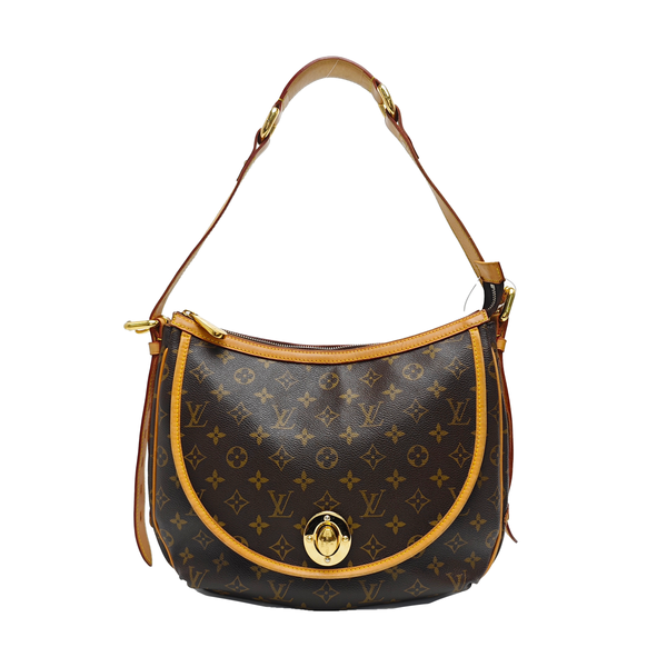 TULUM GM Monogram Coated Canvas Brown