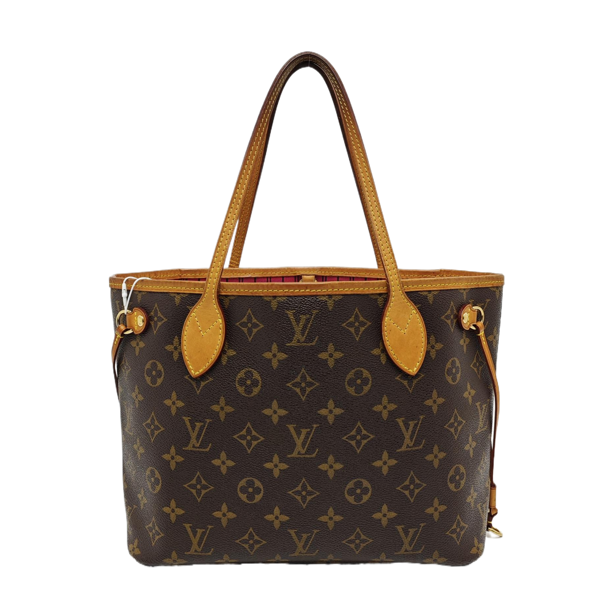 NEVERFULL PM Monogram Coated Canvas Brown