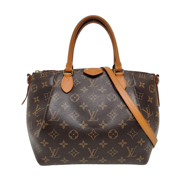 TURENNE Monogram Coated Canvas Brown