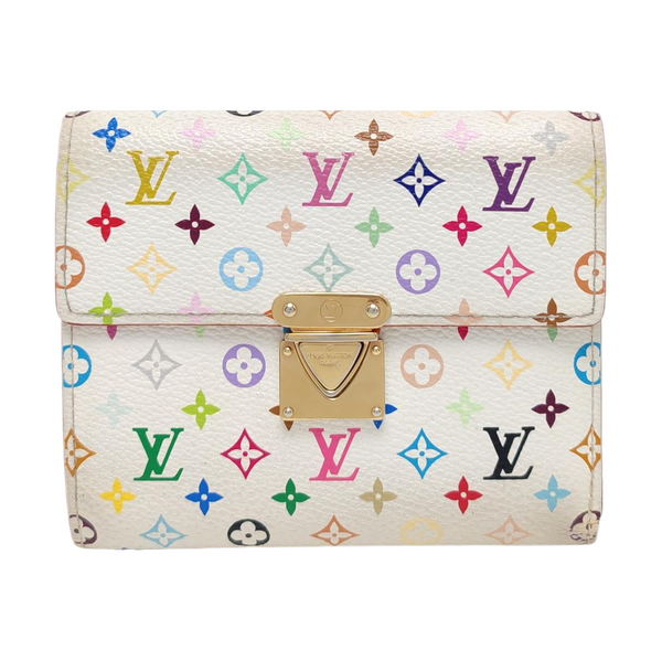 LV × TM KOALA Monogram Coated Canvas White Wallet