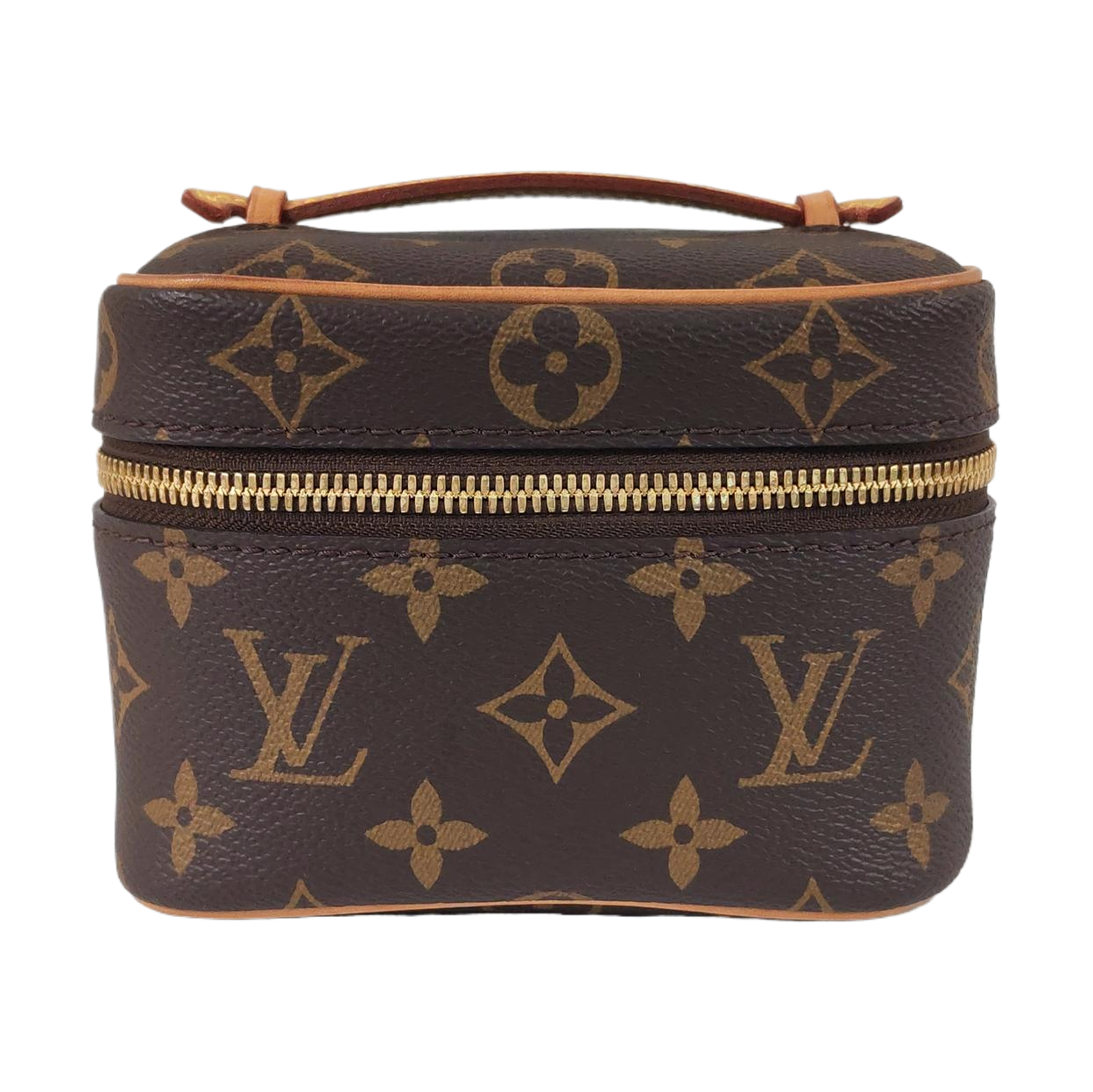 NICE Super Mini Monogram Coated Canvas Brown