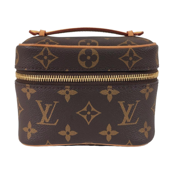 NICE Super Mini Monogram Coated Canvas Brown