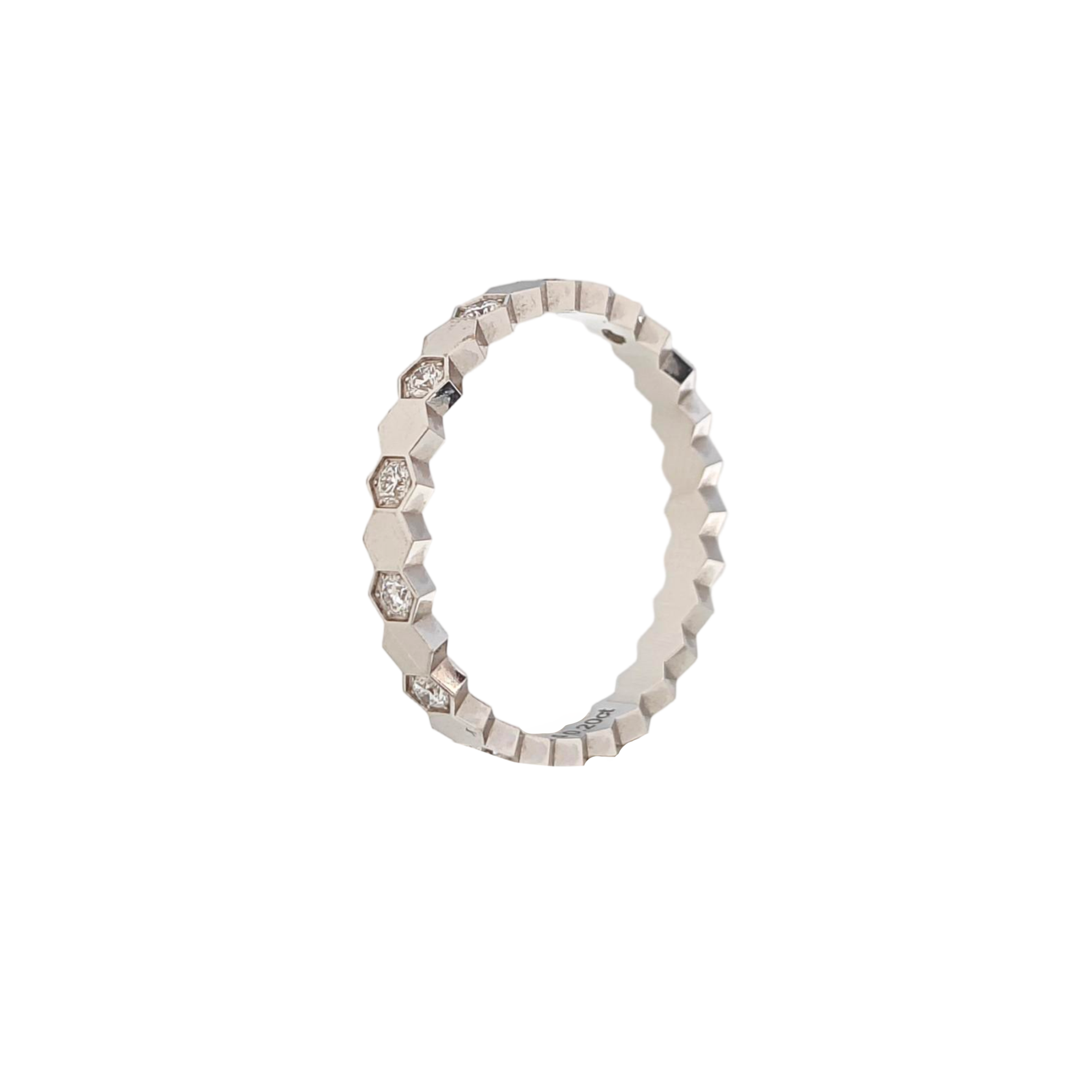 Bee My Love 18k White Gold Silver Ring EU 51