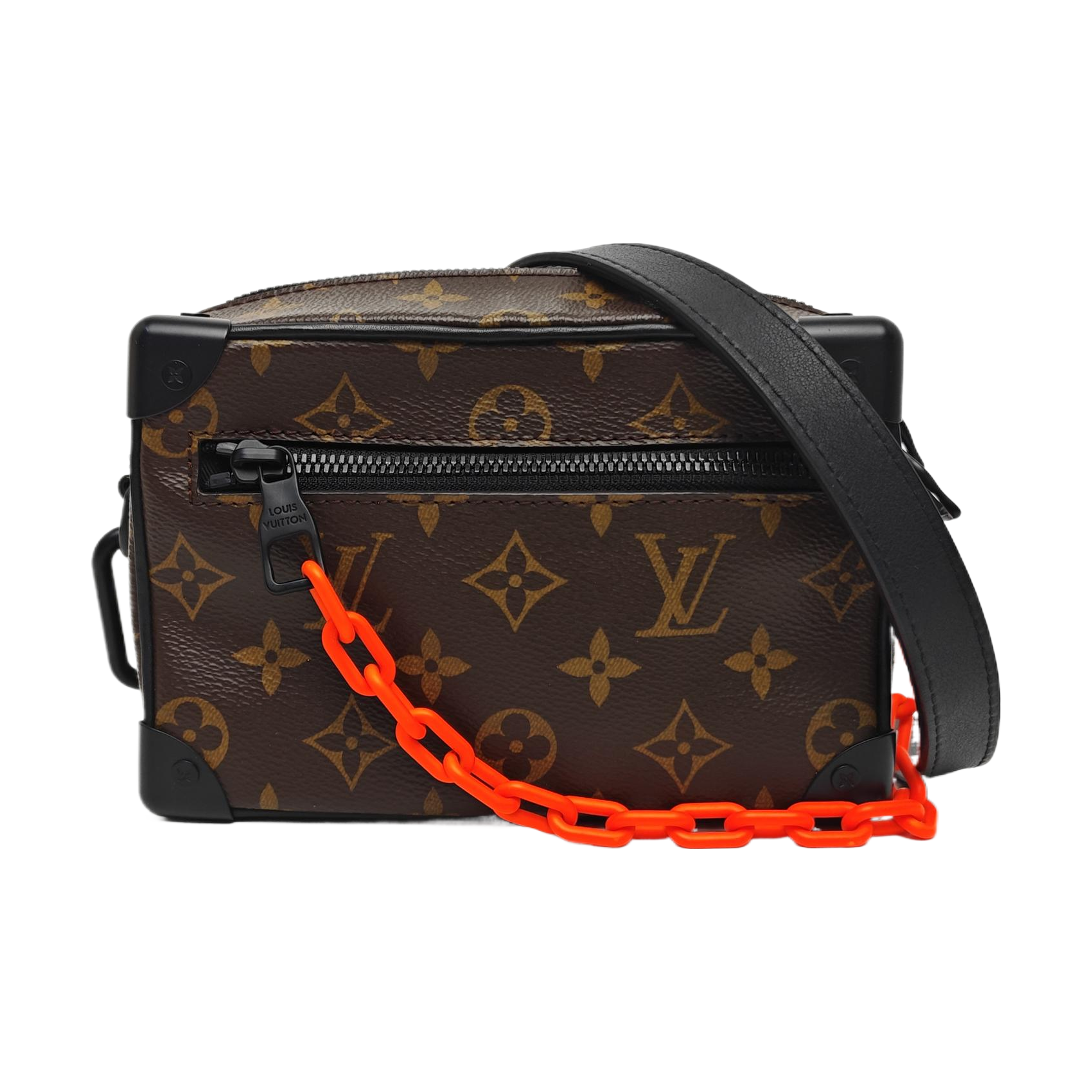 SOFT TRUNK Mini Monogram Coated Canvas Brown