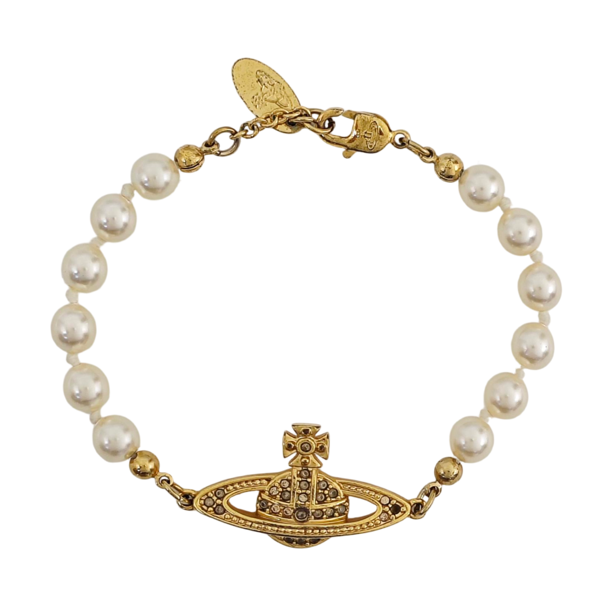 Faux Pearl White Bracelet