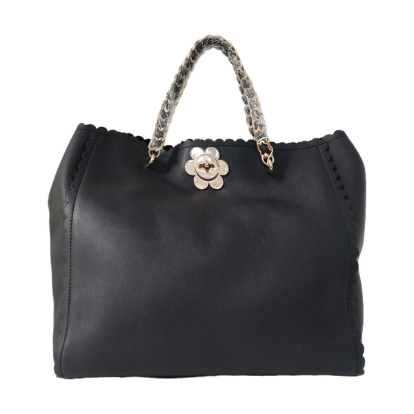 Large Calfskin Black