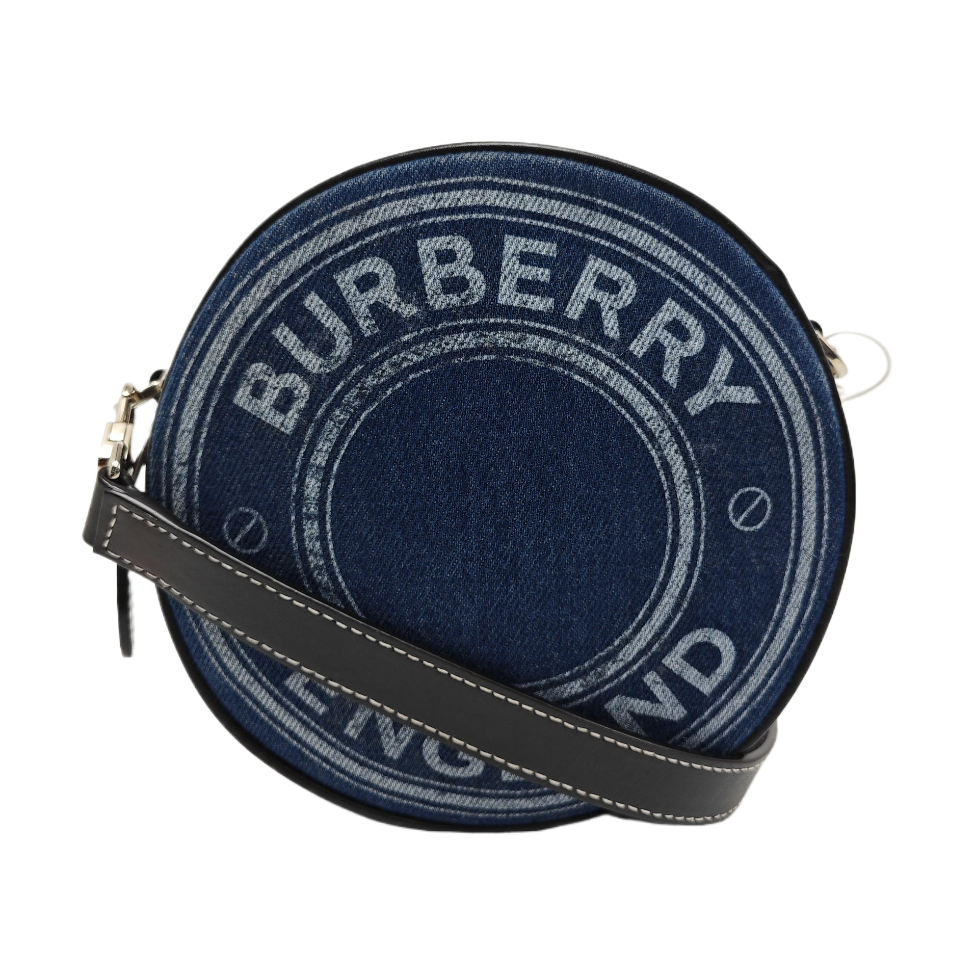 Fabric Crossbody Bag Blue