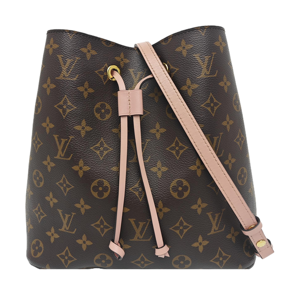 NÉONOÉ MM Monogram Coated Canvas Brown