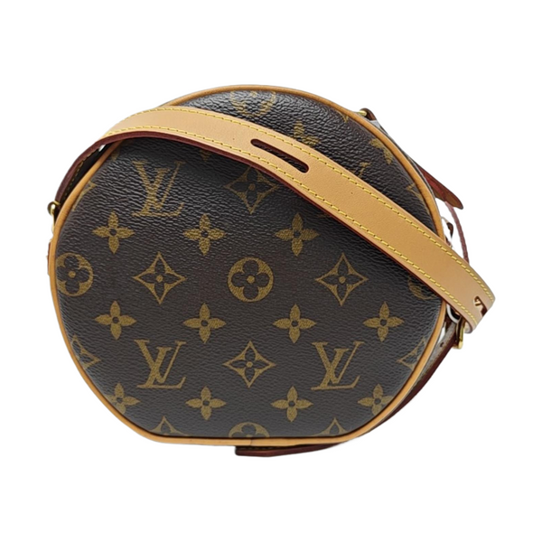 BOITE CHAPEAU PM Monogram Coated Canvas Brown